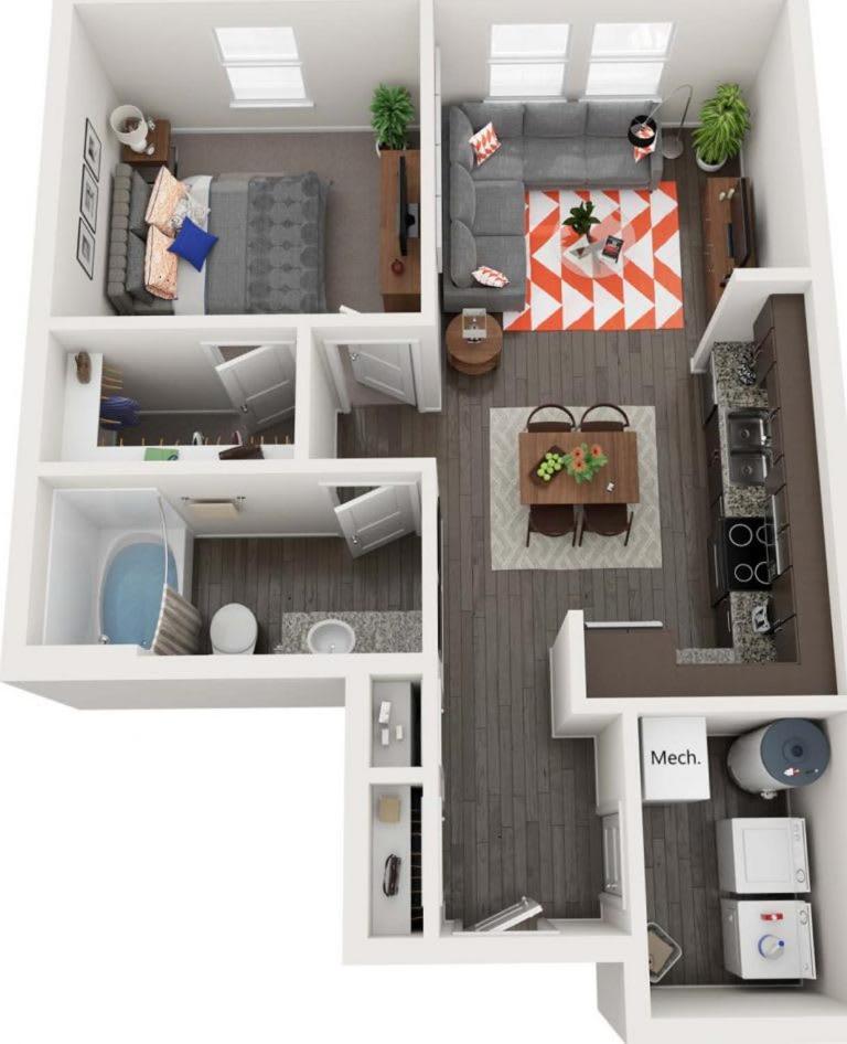 Deluxe One Bedroom Apartment 게인즈빌 외부 사진